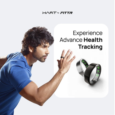 FITTR HART X2 Smart Ring Frost Silver