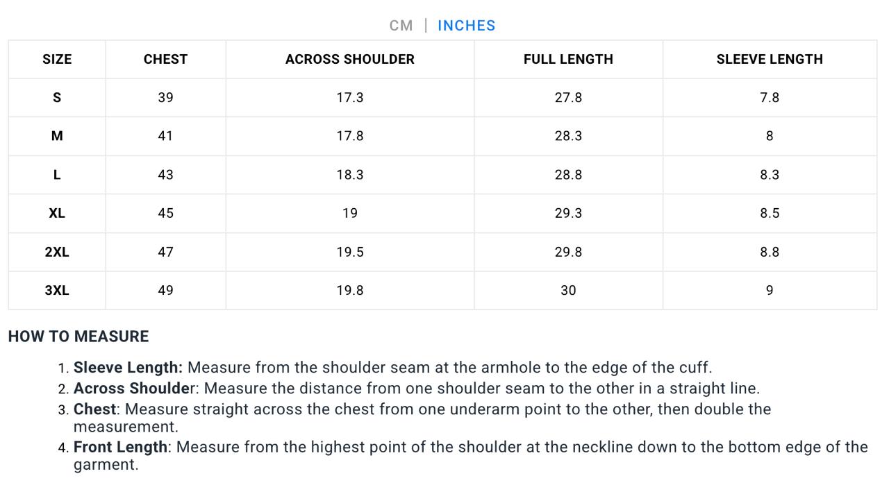 Size Guide