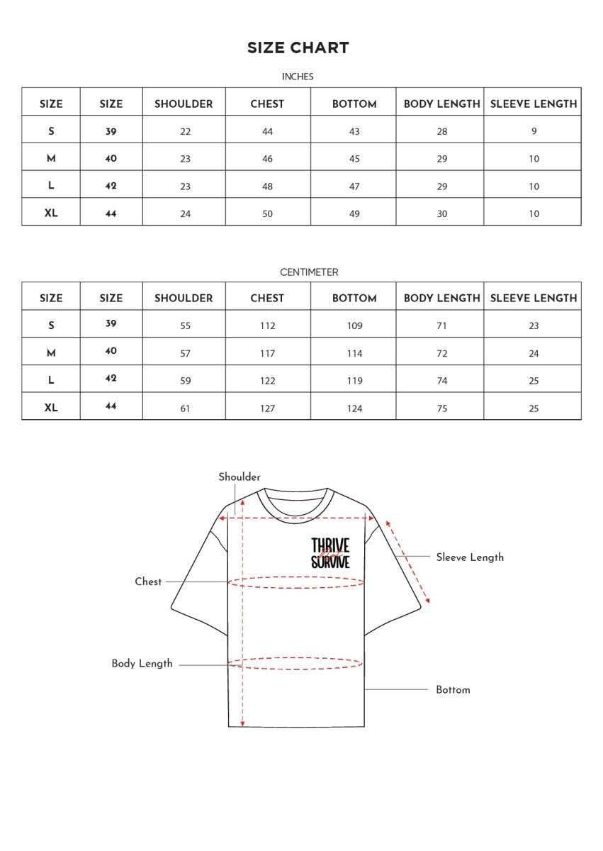 Thrive Survive 100% Cotton T-Shirt