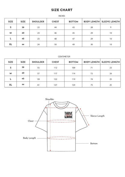 Thrive Survive 100% Cotton T-Shirt