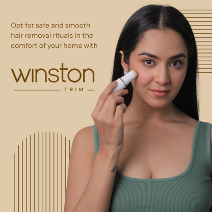 Face Trimmer | Painless Facial Hair Removal Tool With 3D Cutting Technology | Winston at Broadway