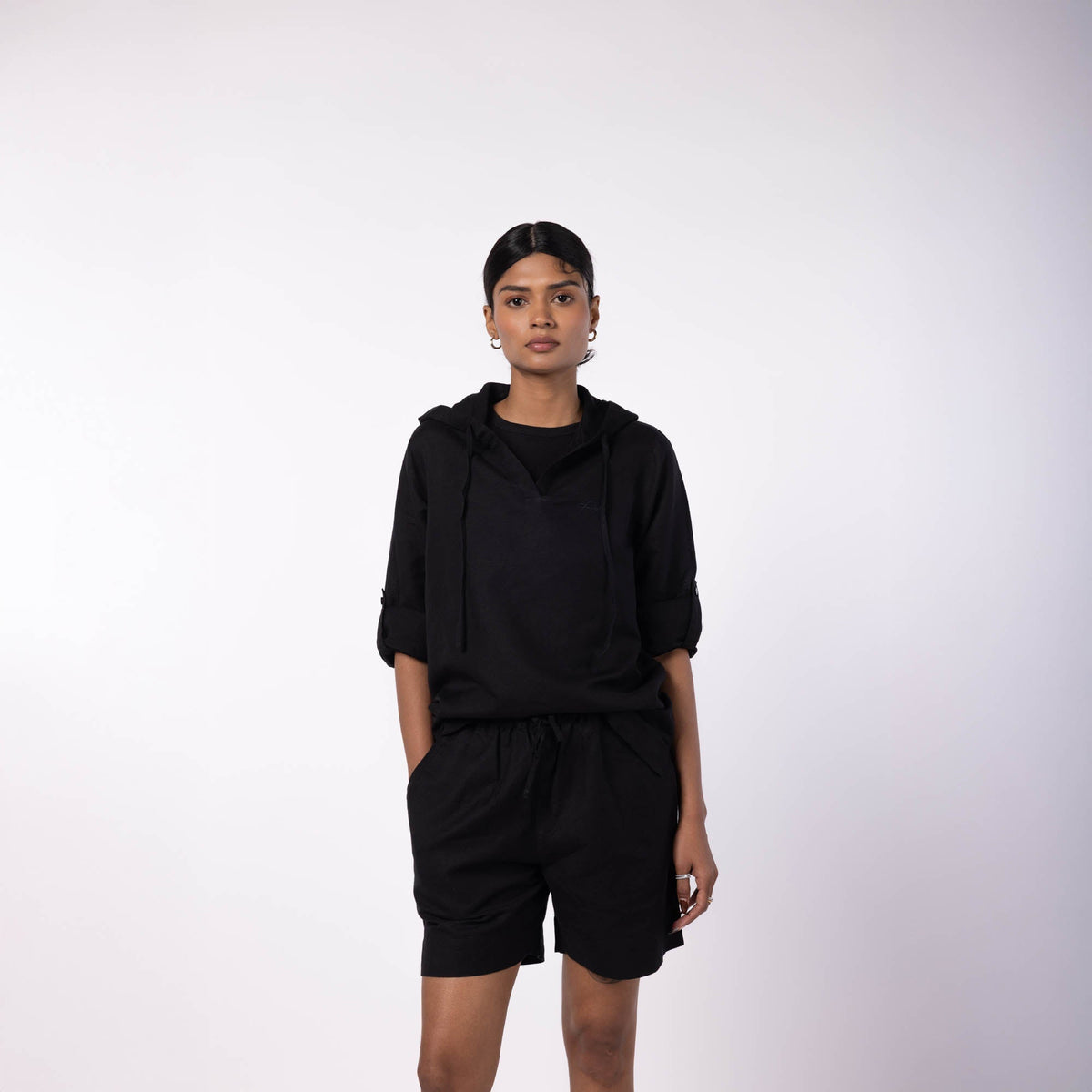 Women's Blended Shorts - Black