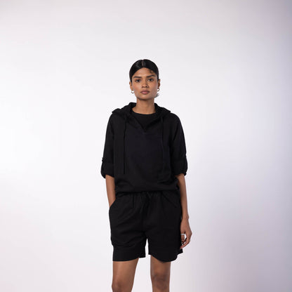 Women's Blended Shorts - Black