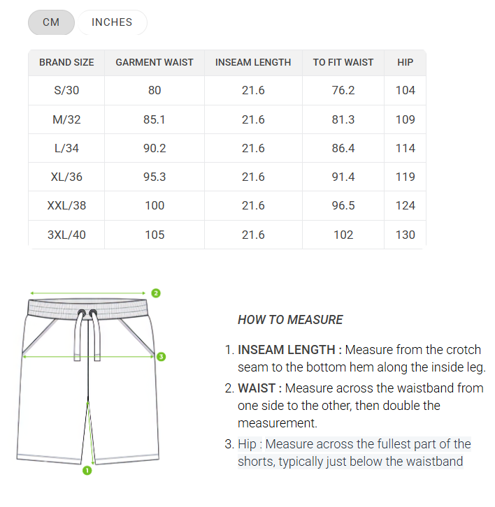 Size Guide