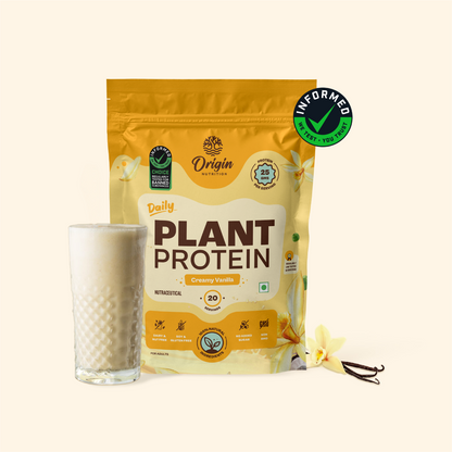 Origin Nutrition Daily Plant Protein  Vanilla