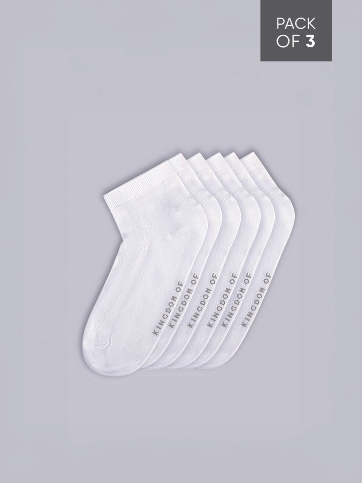 Zoom Cotton Socks (Pack of 3)