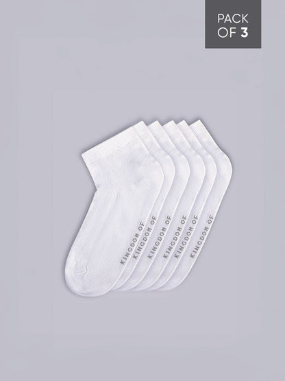 Zoom Cotton Socks (Pack of 3)