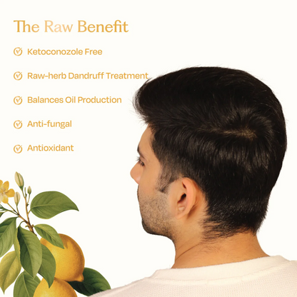 Neem Anti-Dandruff Hair Mask Plant based Intense Dandruff Treatment for flaky scalp (200g) | Sacred Grove at Broadway