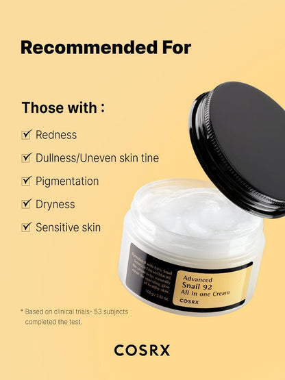 Advanced Snail 92 All in One Cream 100g | Cosrx at Broadway