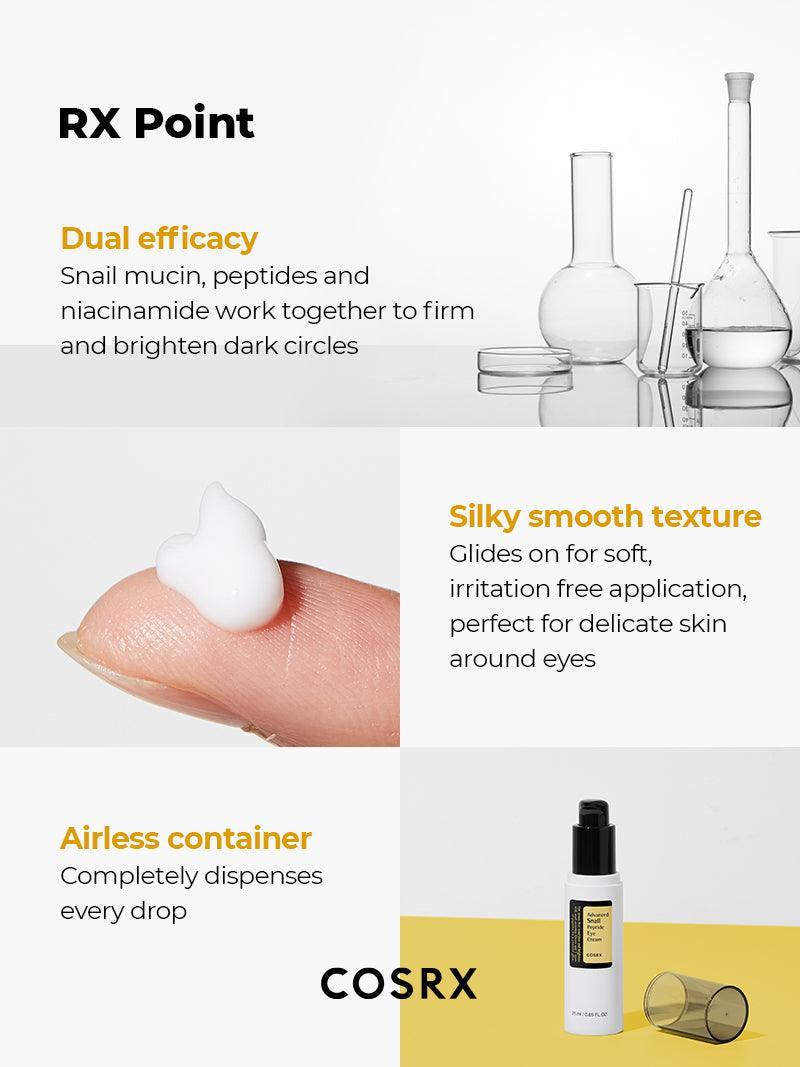 Advanced Snail Peptide Eye Cream - 0.85 fl.oz / 25ml | Cosrx at Broadway