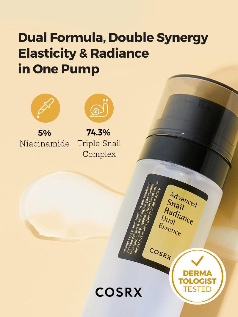 Advanced Snail Radiance Dual Essence - 2.70 fl.oz / 80ml | Cosrx at Broadway