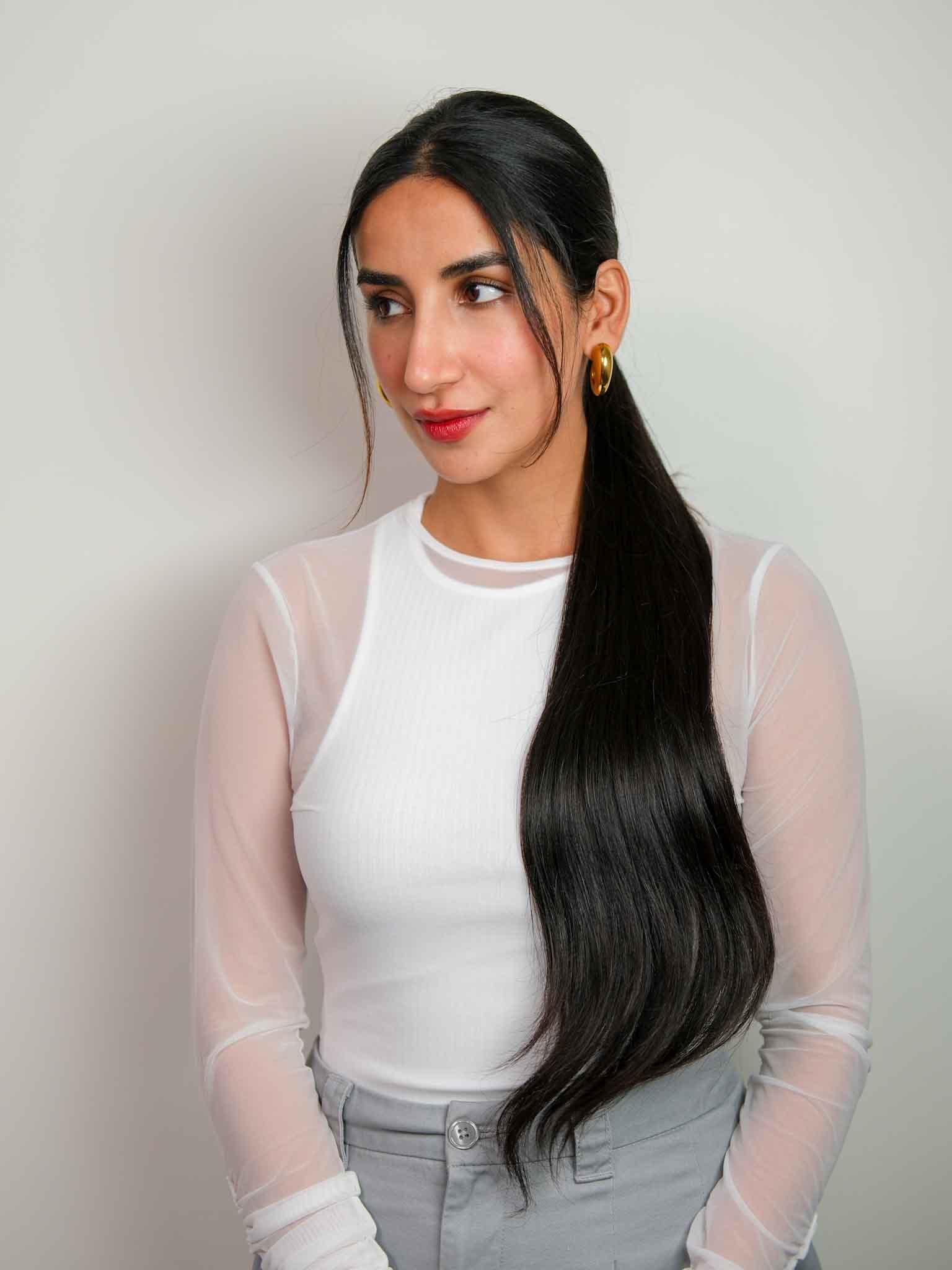 Claw clip ponytail for extreme volume  Nish Hair | Nish Hair at Broadway