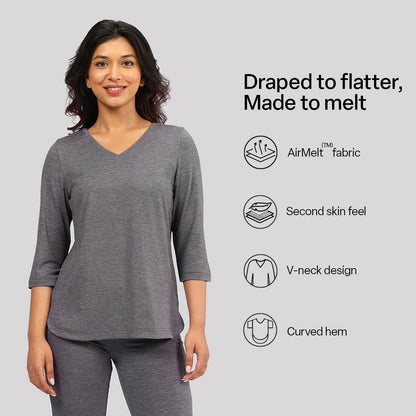AirMelt ™ Apple Hem Tee | BlissClub at Broadway