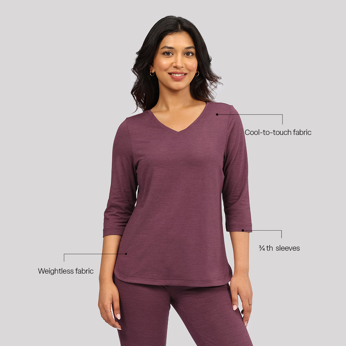 AirMelt ™ Apple Hem Tee | BlissClub at Broadway