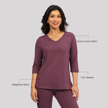 AirMelt ™ Apple Hem Tee | BlissClub at Broadway