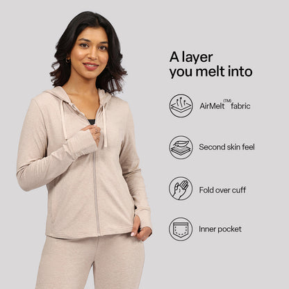 AirMelt ™ Zippered Jacket | BlissClub at Broadway