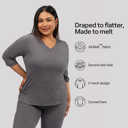 AirMelt ™ Apple Hem Tee | BlissClub at Broadway