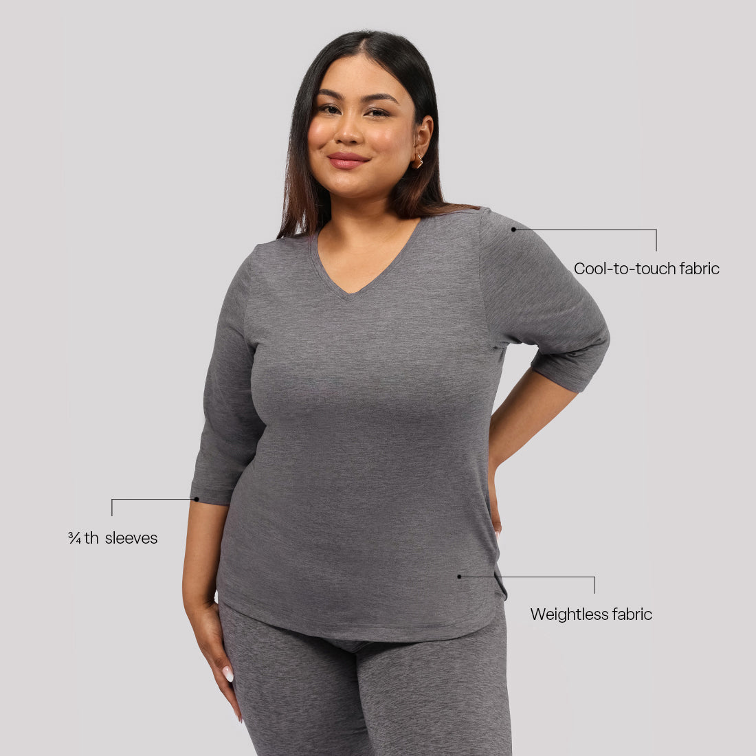 AirMelt ™ Apple Hem Tee | BlissClub at Broadway