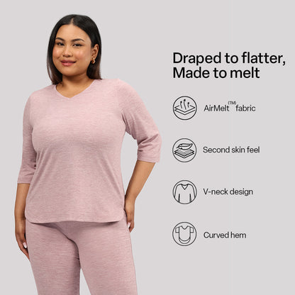 AirMelt ™ Apple Hem Tee | BlissClub at Broadway