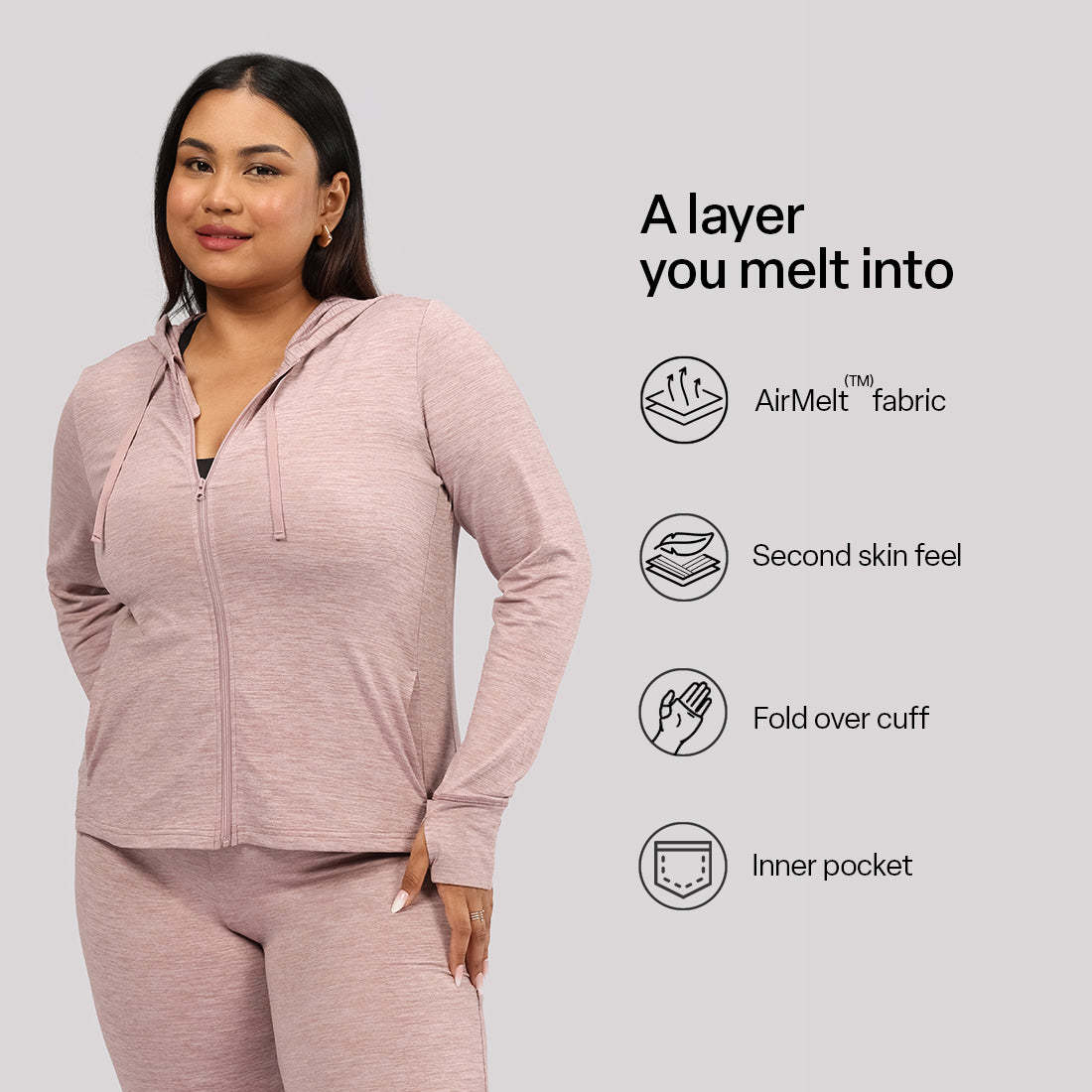 AirMelt ™ Zippered Jacket | BlissClub at Broadway