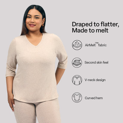AirMelt ™ Apple Hem Tee | BlissClub at Broadway
