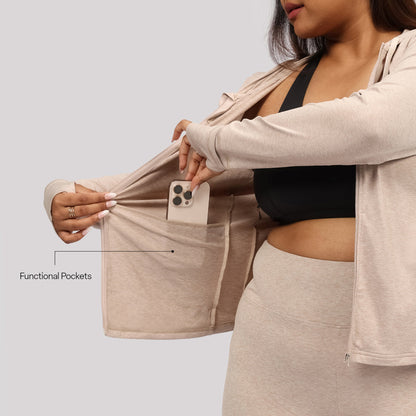 AirMelt ™ Zippered Jacket | BlissClub at Broadway