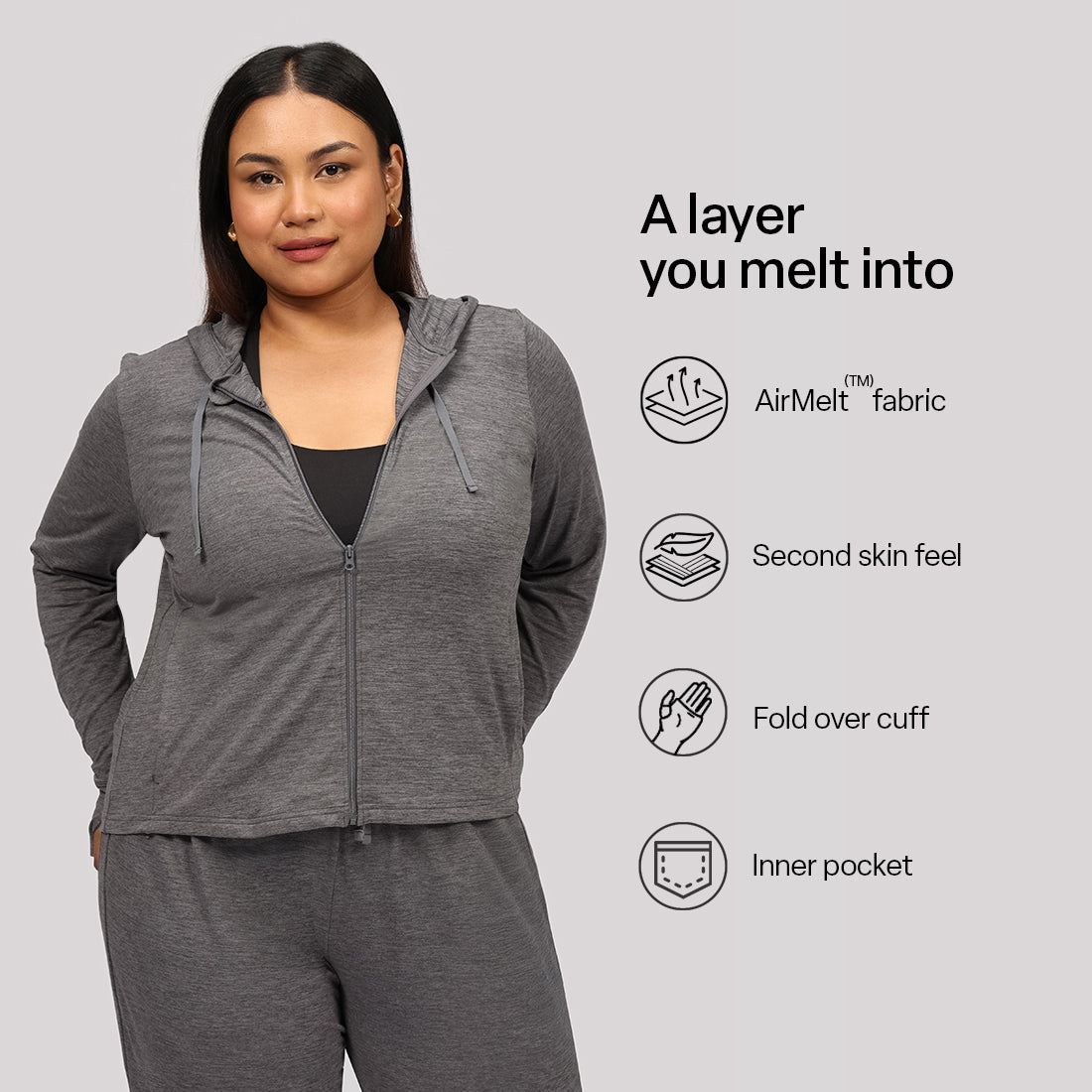 AirMelt ™ Zippered Jacket | BlissClub at Broadway