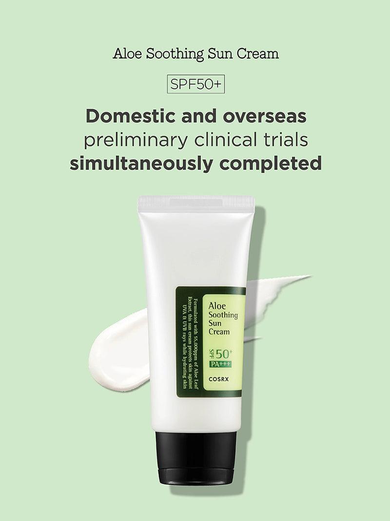 Aloe Soothing Sun Cream  SPF50+/ PA+++ | Cosrx at Broadway