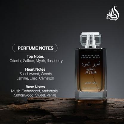Lattafa Ameer Al Oud Eau De Parfum 100 ml for Men | Lattafa at Broadway
