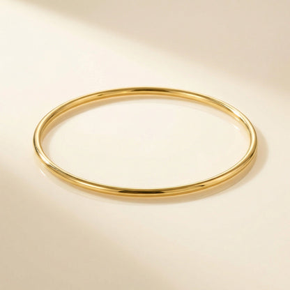 Round Wire Bangle Bracelet