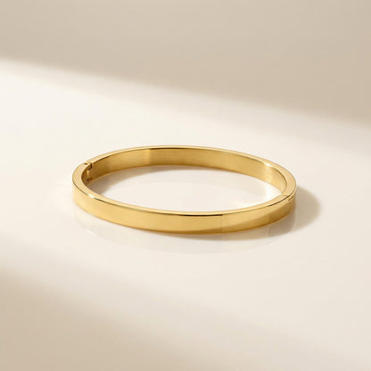Plain Stackable Bangle Bracelet |4MM