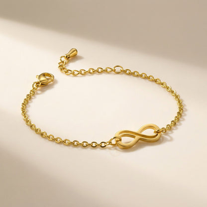 Infinity Charm Chain Bracelet