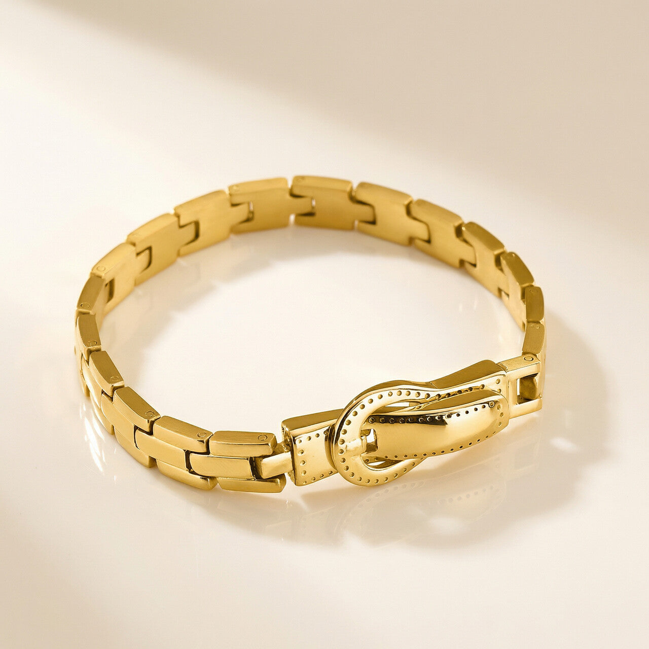 Rectangular Rhythm Link Bracelet
