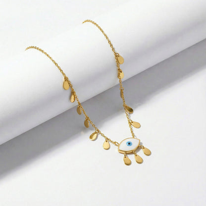 Mystic Eye Drizzle Necklace