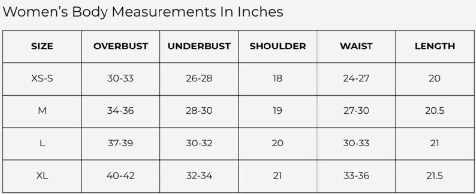 Size Guide