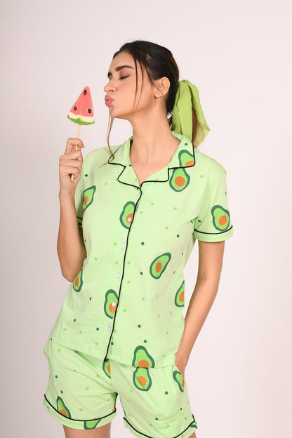 Avocado Shorts Set