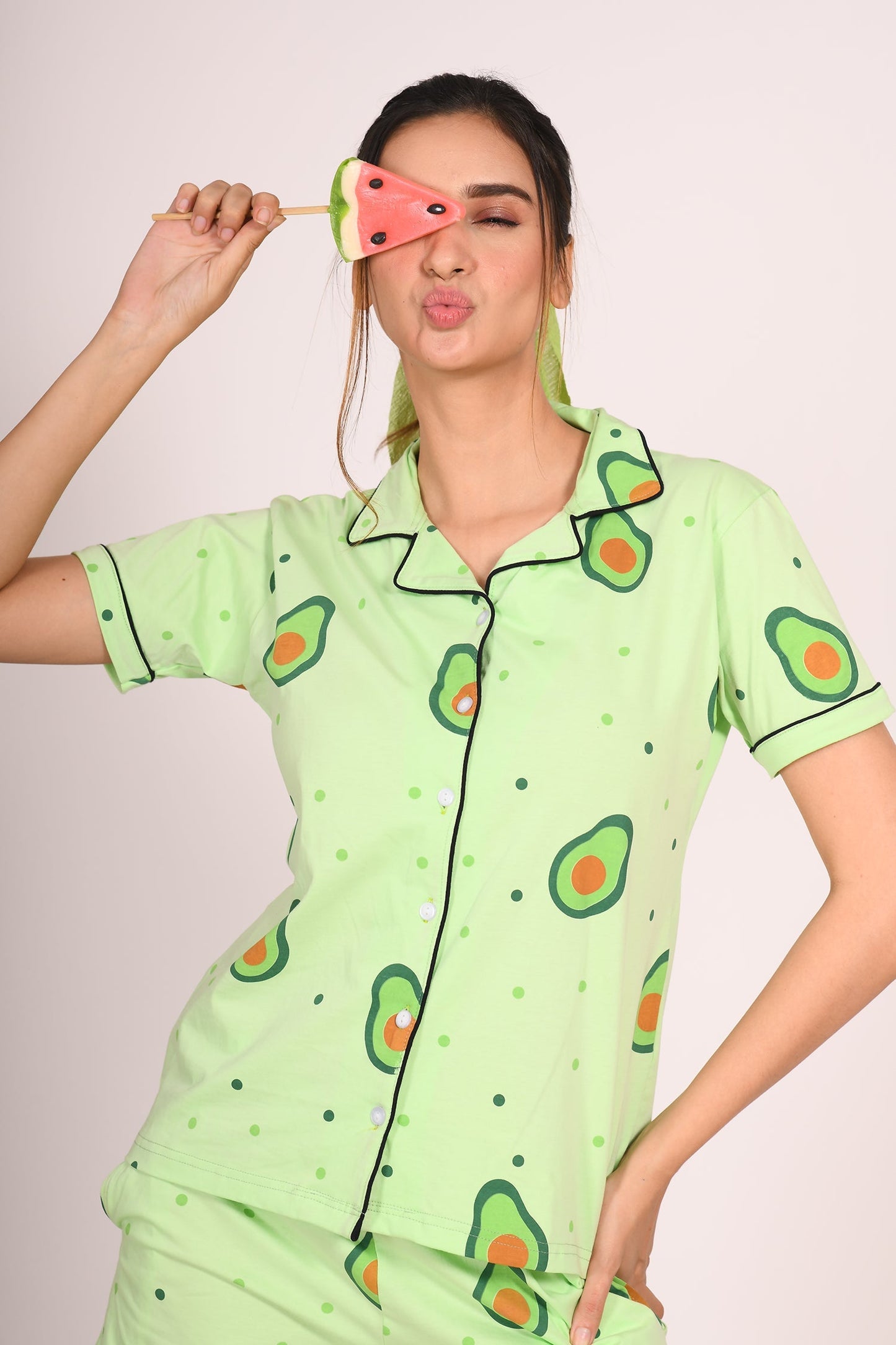 Avocado Shorts Set