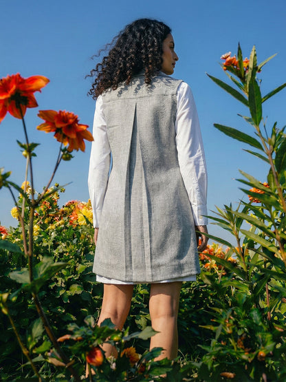Misty Gardenia Embroidered Jacket