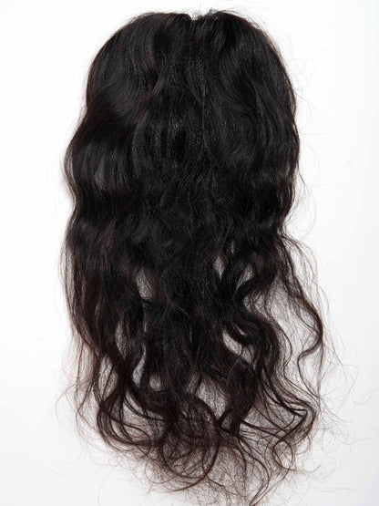 Backcombed hair topper – 14-16 inch- Lace Base – 4×4 | Nish Hair