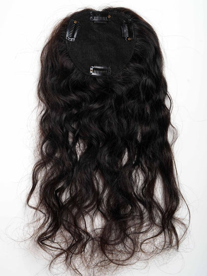 Backcombed hair topper – 14-16 inch- Lace Base – 4×4 | Nish Hair