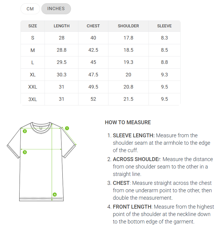Size Guide