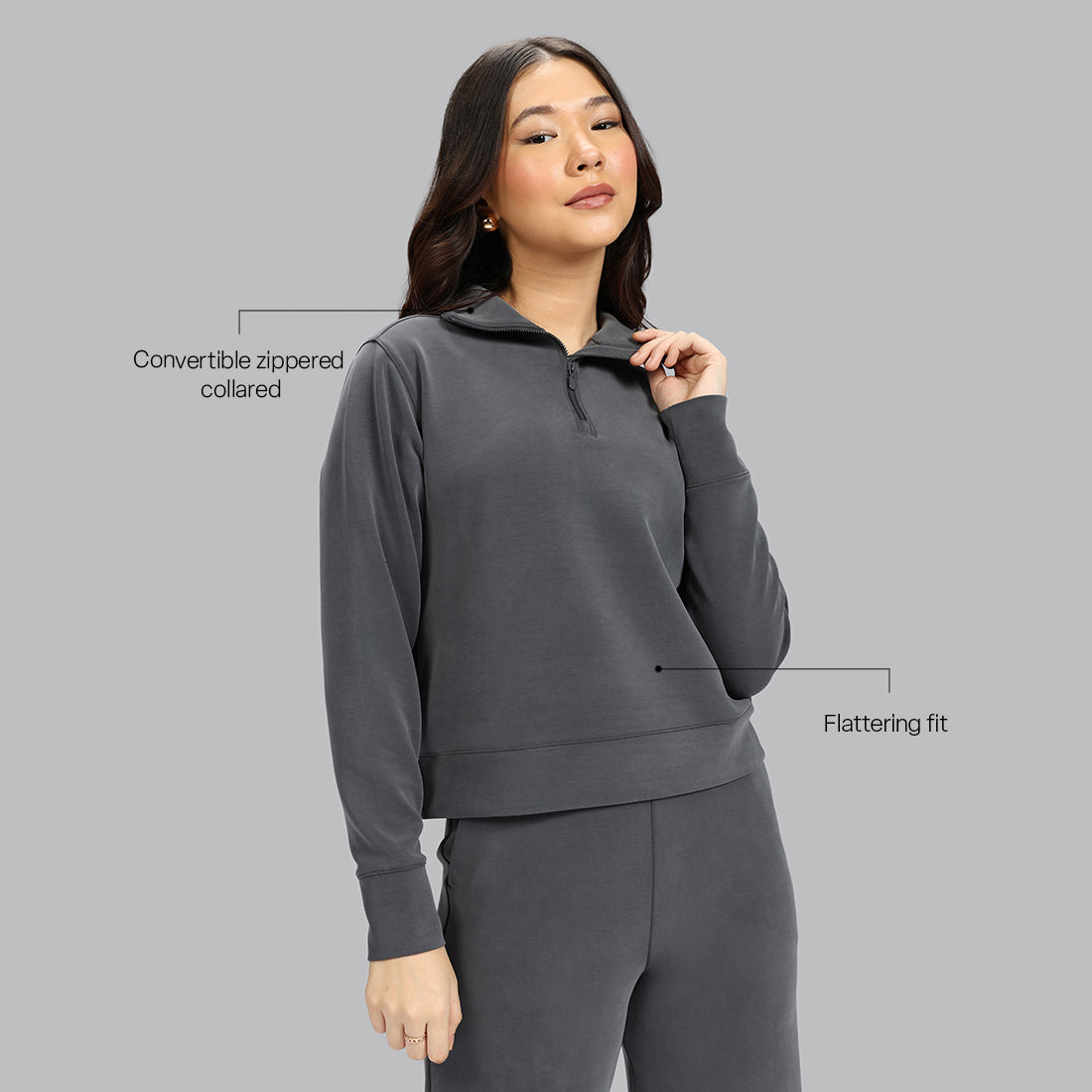 BareButter™ Pullover With Zipper | BlissClub at Broadway