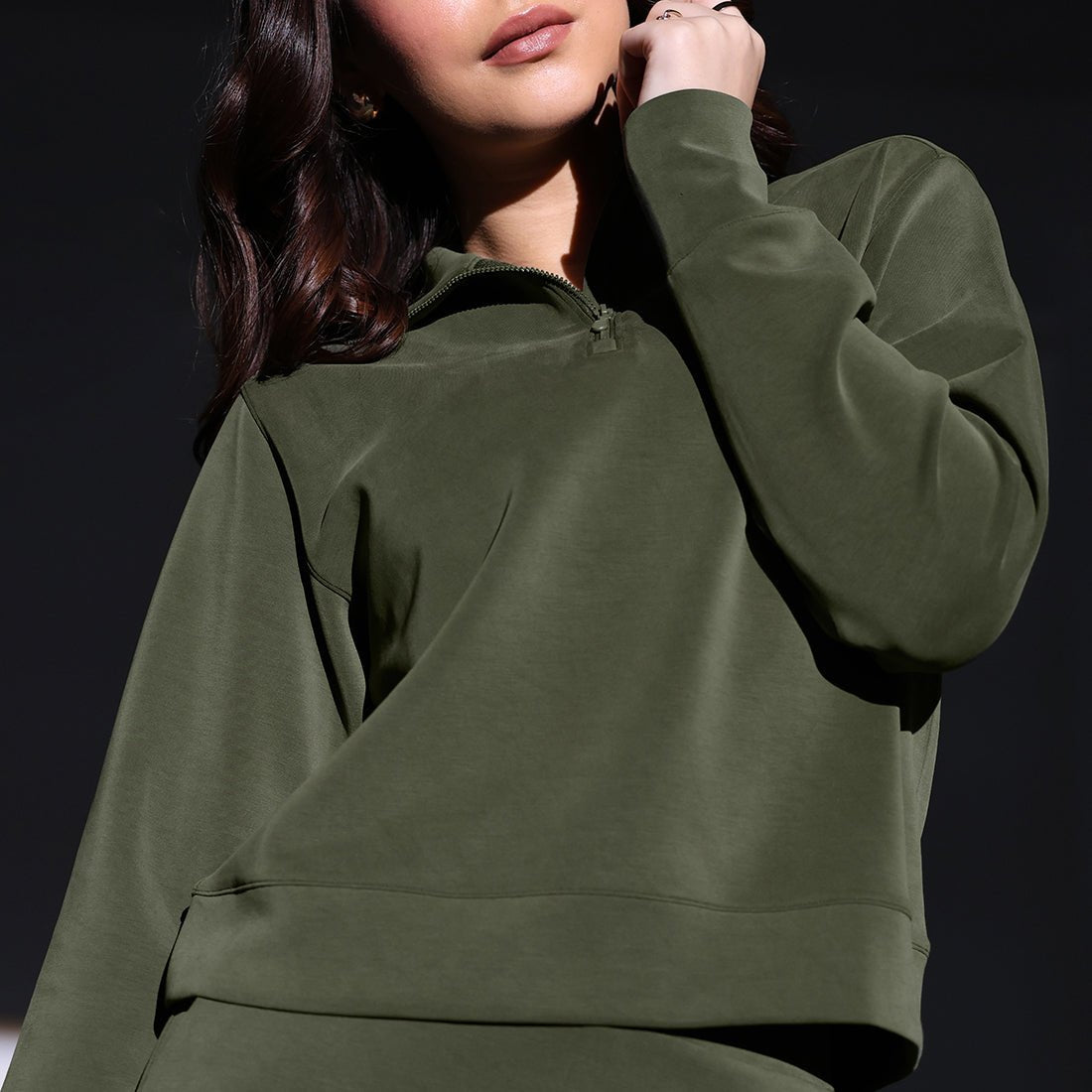 BareButter Pullover With Zipper