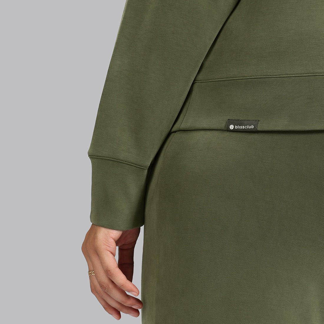 BareButter Pullover With Zipper