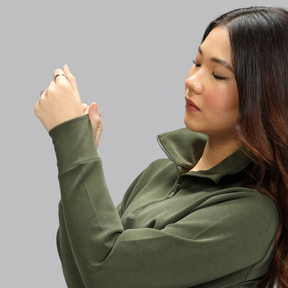 BareButter Pullover With Zipper