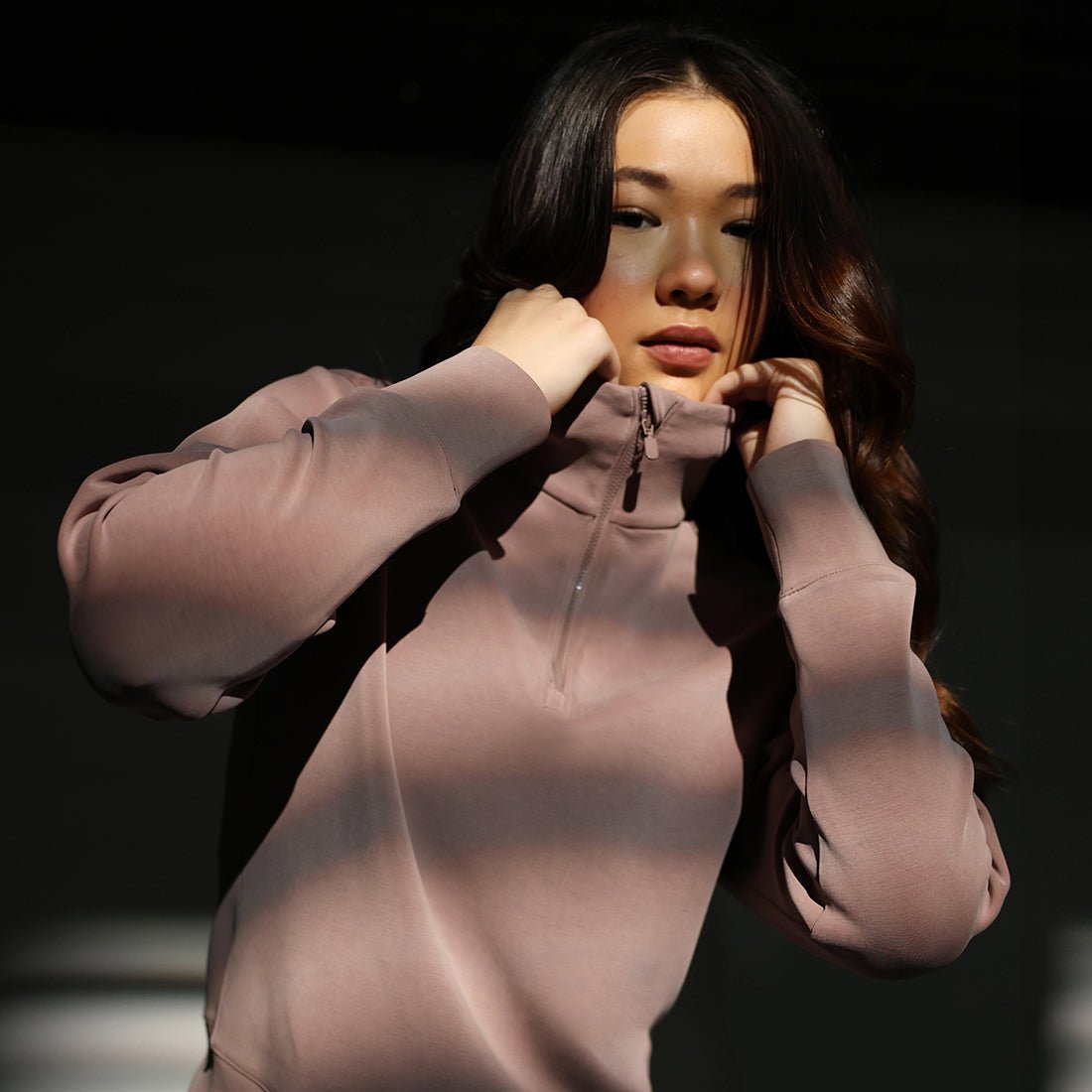 BareButter Pullover With Zipper