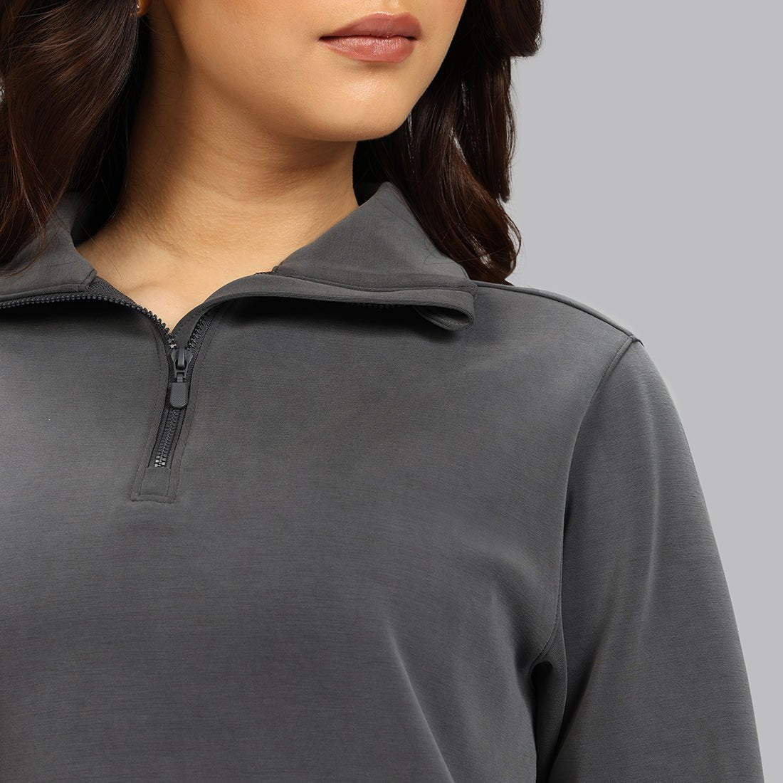 BareButter Pullover With Zipper