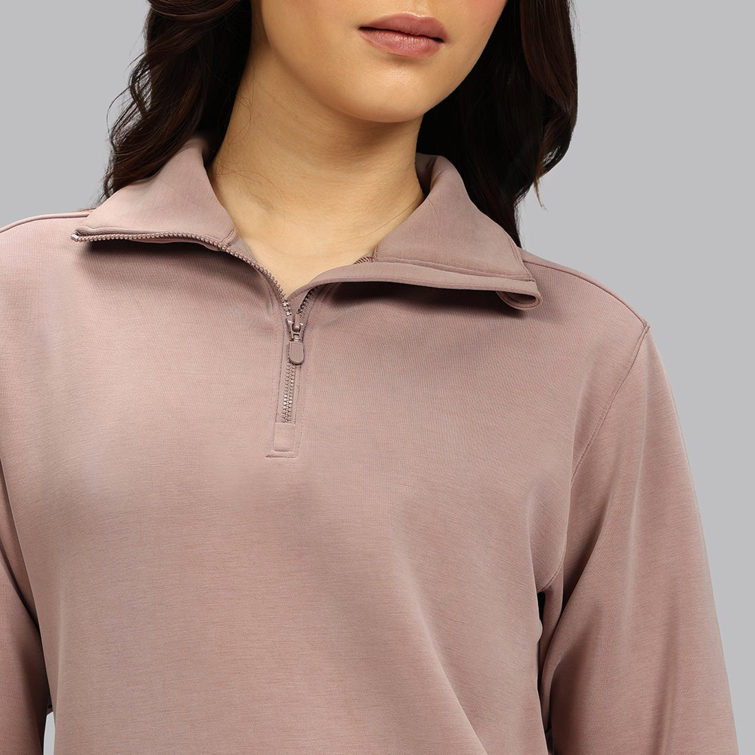 BareButter Pullover With Zipper