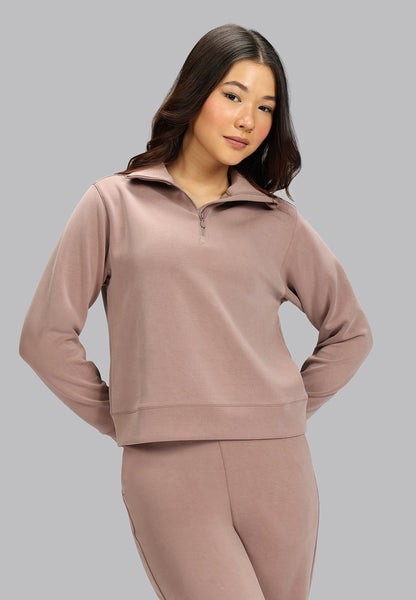BareButter Pullover With Zipper