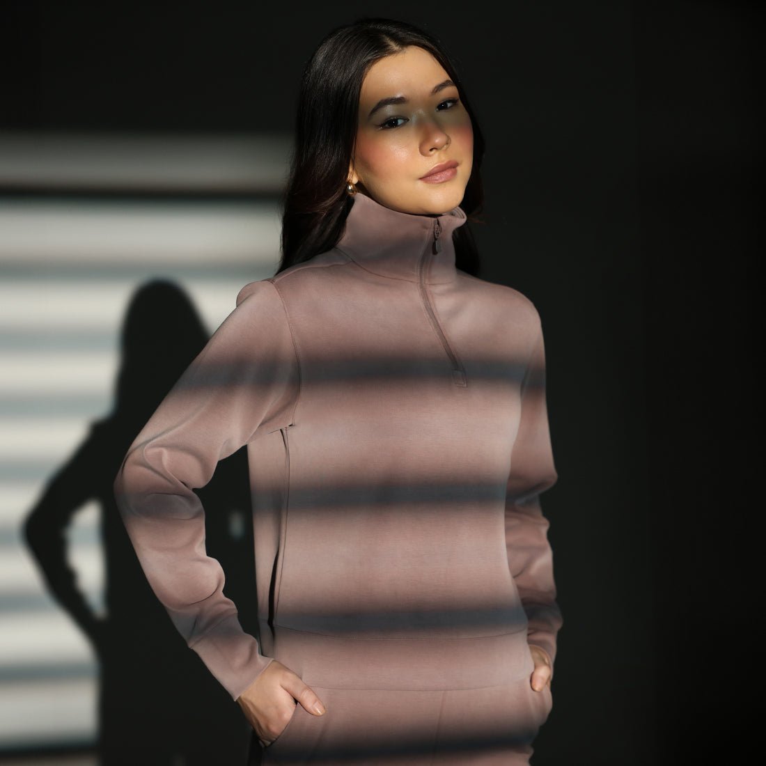BareButter Pullover With Zipper
